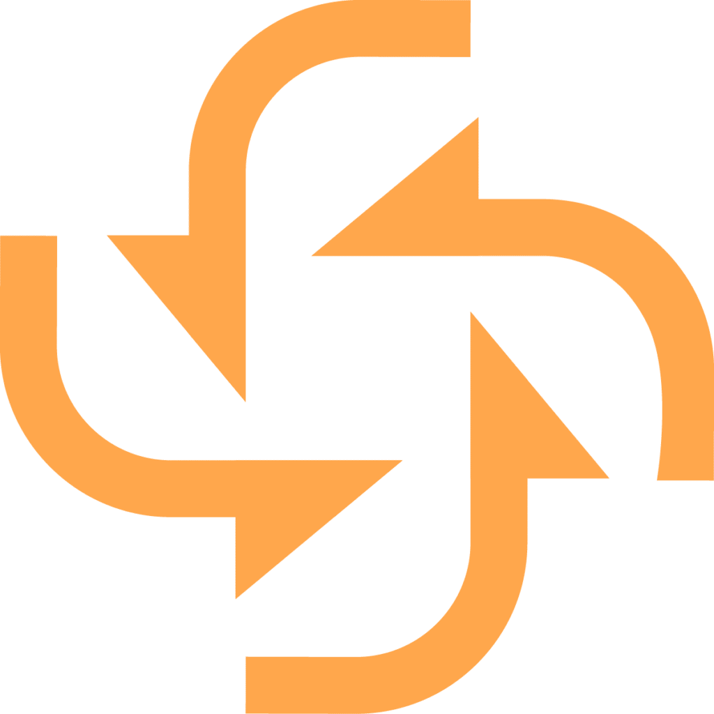 Reclaim Your Health tangerine logo.